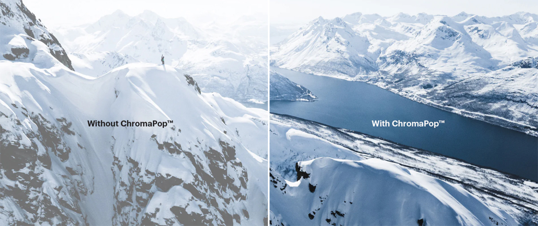 With Smiths Chromapop Lenses EXAMPLE